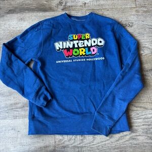 Super Nintendo World Blue Sweatshirt